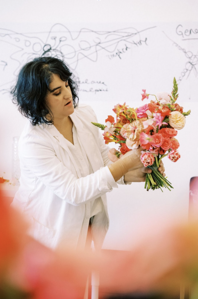Amy Balsters, The Floral Coach® is training florists her bouquet-making method