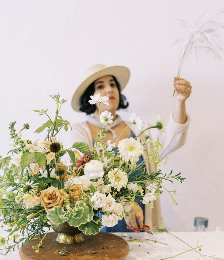 Amy Balsters, The Floral Coach® instructs other florists how to design using grasses